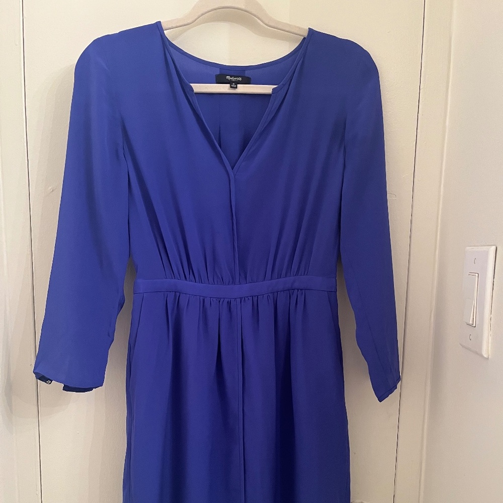 Cobalt blue cocktail dress